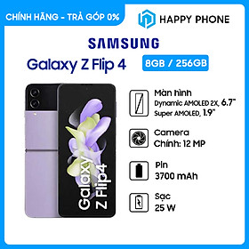 Mua Điện Thoại Samsung Galaxy Z Flip4 (8GB/256GB) - Hàng Chính Hãng - Đã kích hoạt bảo hành điện tử
