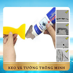 Keo chống thấm vá vết nứt tường siêu chắc đa năng - keo trám tường thông minh