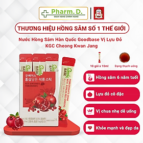 Nước Hồng Sâm Hàn Quốc Goodbase Vị Lựu Đỏ Hỗ Trợ Sức Khỏe KGC Cheong Kwan