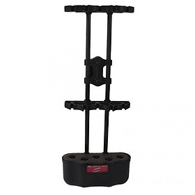 2 Pieces Bow Quiver 5 Arrows Removable Support for Hunting Compound Bow
