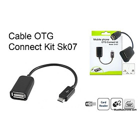 Cáp Kết Nối Otg S-K07 Cổng Micro USB Ra USB