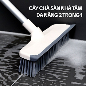 Cây Chà Sàn Nhà Tắm KITIMOP Z1, Chổi Chà Sàn Và Gạt Nước 2 Trong 1, Chổi Cọ Nhà Vệ Sinh Thông Minh