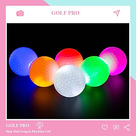 Bóng golf phát sáng tập chơi buổi tối nhiều màu shop GOLF PRO BB005