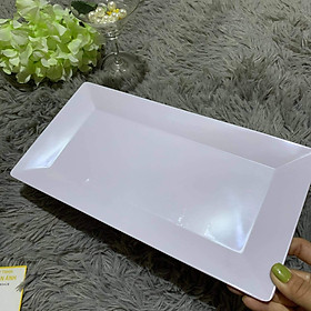 Mua Khay hình chữ nhật màu trắng fataco KH 20.35