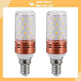 Mua Bộ combo 2 bóng đèn Led quả bắp 3 chế độ sáng đuôi E14 công suất 6W
