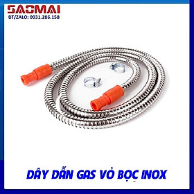 Dây dẫn gas bọc Inox chống ăn mòn, độ bền cao - Dài 1,5m