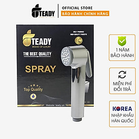 Mua Vòi xịt vệ sinh rửa bồn cầu thân vòi nhựa grohe dây lõi đồng - Teady