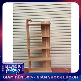 KỆ GỖ GÓC TƯỜNG ĐA NĂNG, KỆ TRANG TRÍ 4 TẦNG CAO 1.2M GỖ CAO SU TỰ NHIÊN