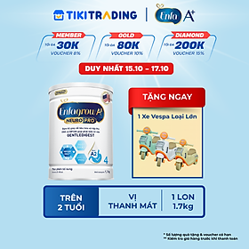 Sữa bột Enfagrow A2 Neuropro 4 1.7kg giúp dễ tiêu hóa, hấp thu dành cho trẻ 3-6 tuổi