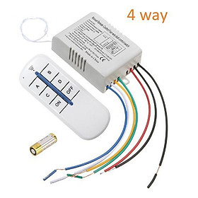 Mua Công tắc điều khiển từ xa 4 thiết bị 1000W sóng RF 30 mét