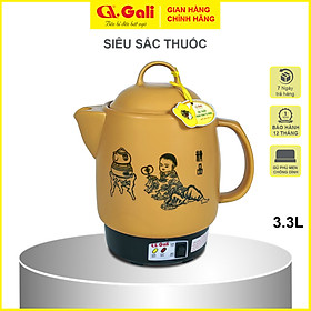 Mua Ấm Sắc Thuốc Gali GL-1802 GL-1800 GL-1801 GL-1821 GL-1822 GL-1805 GL-1815. Dung tích 3 3L-4L  đa chức năng nấu các loại thuốc Bắc  Nam  Thảo Dược ... thân bằng gốm sứ cao cấp chịu nhiệt tốt. Bảo hành chính hãng. Siêu Sắc Thuốc  Ấm Nấu Thuốc