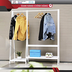 Mua COMBO GIÁ TREO 2 TRONG 1 TIỆN LỢI MÀU TRẮNG - DOUBLE AHAGER WHITE