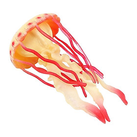 Jellyfish Model Figures Educational Toys Tools for Kids Yellow