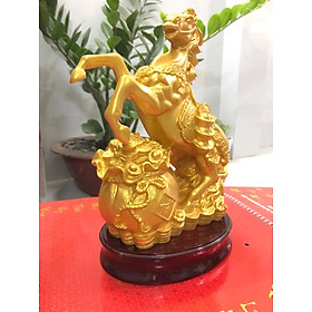 Mua Tượng Ngựa Tài Lộc  Phong Thủy Phòng Khách  28.5cm Biểu Tượng Thành Công  Tiền  Tài  Công Danh Thăng Tiến TPT074 ( có đế )