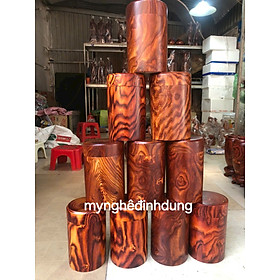 Mua Hộp đựng trà ( chè) để bàn bằng gỗ trắc cao 20x11cm