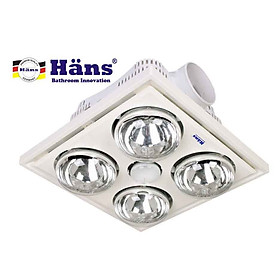 Mua Đèn sưởi nhà tắm Hans 4 bóng H4B176 Hàng chính hãng