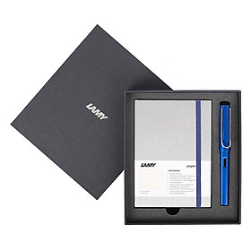 Gift Set Lamy Notebook A6 Softcover Grey + Lamy Al-Star Blue - GSA6-Al0011