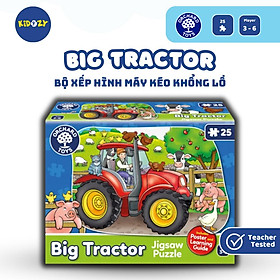 Bộ xếp hình Big Tractor Jigsaw Puzzle giúp trẻ phát triển kỹ năng đêm số và quan sát