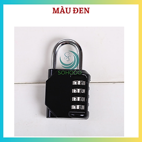 - Ổ khóa vali có mật mã, 4 số không cần chìa 8x4.3cm-Ổ khóa số dành cho vali/ balo du lịch