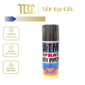 Mua Sơn Xịt  A210 (Màu Đen) - Tandiacau