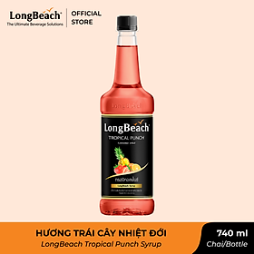 Siro Trái Cây Nhiệt ĐớI - LongBeach Tropical Punch Flavoured Syrup 740 ml