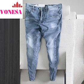 Quần Jean Nam Vovesa Mẫu Mới, Dáng Ôm Trẻ Trung, Nam Tính Q6 - Xanh nhạt - 34