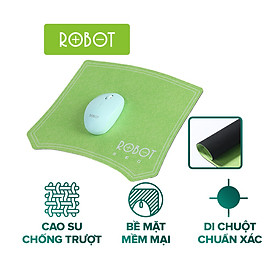 Mua Tấm Lót Chuột Kiểu Dáng Mới ROBOT RP04 - Thiết Kế Chống Trượt Độc Đáo Màu Xanh Lá 25 x 30cm - Hàng chính hãng