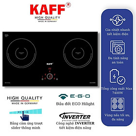 Mua Bếp âm từ đôi nhâp khẩu Germany KAFF KF–ROTE55 - Hàng Chính Hãng
