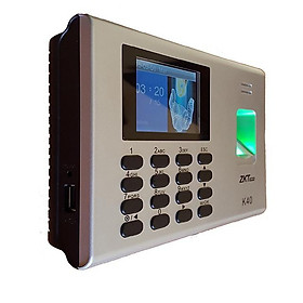 Mua Máy chấm công ZKTeco K40 vân tay và thẻ  1000 dấu vân tay giao tiếp TCP/IP tích hợp âm thanh và password - Hàng Chính Hãng