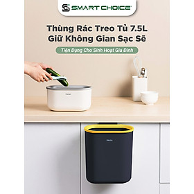 Thùng Rác Treo Tủ SMARTCHOICE 7.5L Màu Xanh Lam Tiện Dụng Cho Sinh Hoạt Gia Đình SCG-PK100