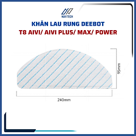 Phụ kiện khăn lau rung dành cho Robot hút bụi lau nhà Deebot T8 Aivi /T8 Power/ T8 Max/ T8 Aivi plus/T9 Aivi/ T9 Max/T9