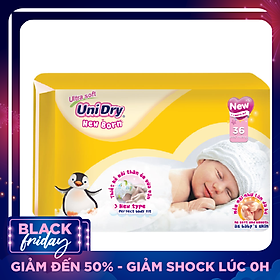 Tã Dán Sơ Sinh UniDry NB36 (36 Miếng)