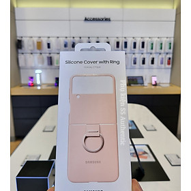 Mua Ốp Samsung Silicone Flip 4 kèm vòng đeo màu Hồng - Hàng chính hãng - EF-PF721TPEGWW