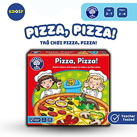 Trò chơi trí tuệ Pizza, Pizza! - Orchard Toys giúp trẻ nhận biết màu sắc, hình dạng, kỹ năng xã hội