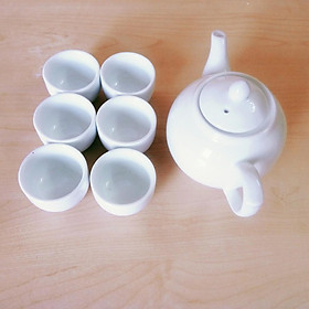 Hình ảnh Bộ ấm trà Bát Tràng, cỡ nhỏ dung tích 300 ml