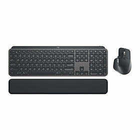 Combo Chuột & Bàn Phím Bluetooth không dây Logitech MX Keys S Combo - Có gác tay, Chiếu sáng, USB-C - Hàng chính hãng