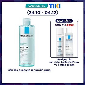 Nước Làm Sạch Sâu Và Tẩy Trang La Roche-Posay Dành Cho Da Dầu Nhạy Cảm 400ml