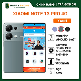 Điện thoại Xiaomi Redmi Note 13 pro (8GB - 128GB) hàng chính hãng - Bảo hành 18 tháng