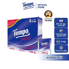 Khăn giấy bỏ túi cao cấp Tempo Petit - 4 lớp bền dai