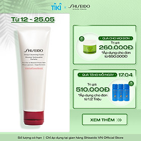 Sữa Rửa Mặt Tạo Bọt Làm Sạch Sâu Shiseido Deep Cleansing Foam (125ml) - 14528