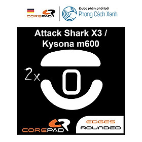 Hình ảnh Feet chuột PTFE Corepad Skatez PRO Attack Shark X3 / Kysona M600 (2 bộ) - Hàng chính hãng