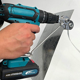 Mua Đầu cắt tôn gắn máy khoan  lưỡi cắt tôn   dụng cụ cắt tôn đa năng - Bộ chuyển đổi máy khoan thành máy cắt tôn
