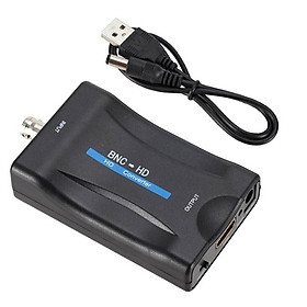 Đảm Bảo Chất Lượng Hộp Chuyển Đổi Video BNC Sang HDMI, Bộ Chuyển Đổi BNC, Với Camera An Ninh Audio DVR Hỗ Trợ 720 - đen