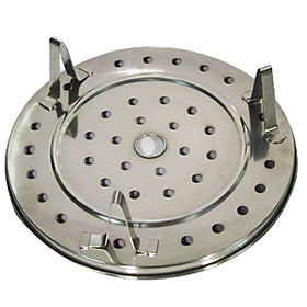 Combo Dụng cụ đánh trứng inox 26cm + Giá hấp inox nội địa Nhật Bản