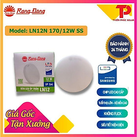 Mua Đèn LED Rạng Đông tròn Ốp trần 12W Model: LN12N 170/12W SS