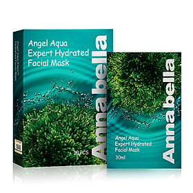 Hộp 10 miếng mặt nạ tảo biển Annabella Facial Mask cấp nước Thái Lan 10x25ml