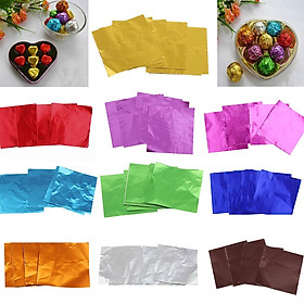 400x Multicolors Lá Bao F Socola Kẹo Ngọt Bánh Kẹo 10X10 Cm