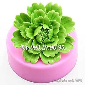 Mua Khuôn rau câu silicon hoa mẫu đơn tầng - Loại 8 cm – Mã số 1827