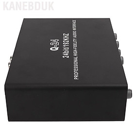 Kanebduk USB Live Sound Card Digital Mixing 24 BIT 192KHZ HD External