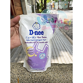 Dung Dịch Giặt Quần Áo Cho Bé D-Nee - Túi 600ml (Tím)